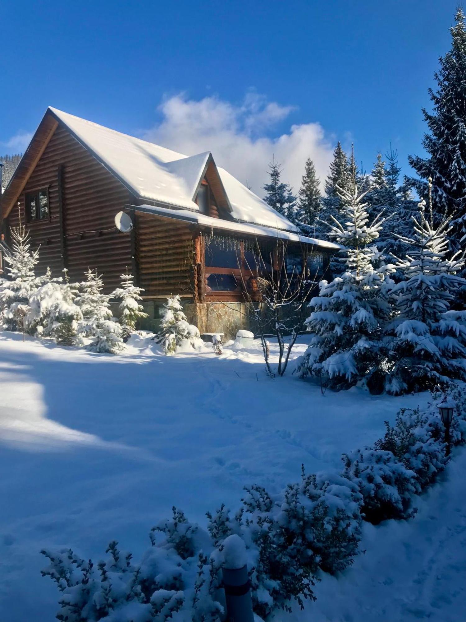 Cottage Lavanda Окремий Котедж З Каміном Bukovel Eksteriør billede